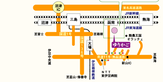 函南　地図